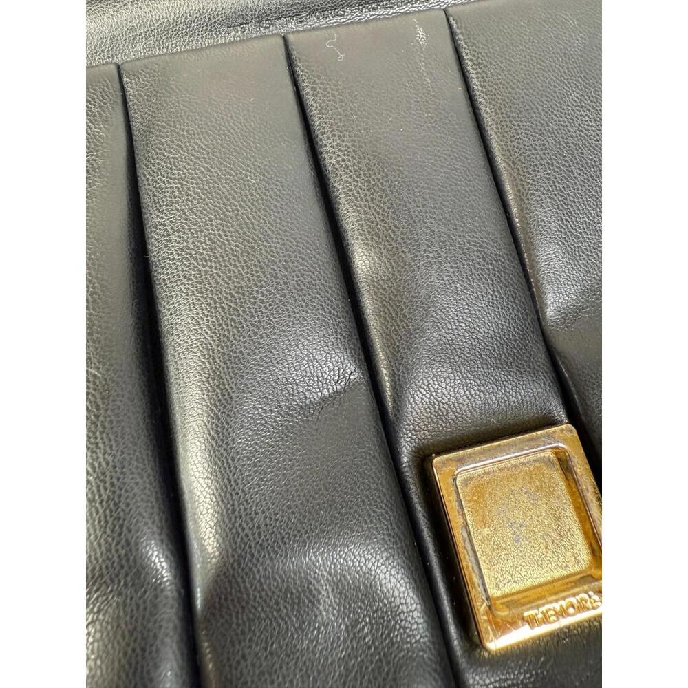 THEMOIRè Black Feronia Crossbody Bag with Hardware Tarnishing and Surface Dents - Picture 12 of 15